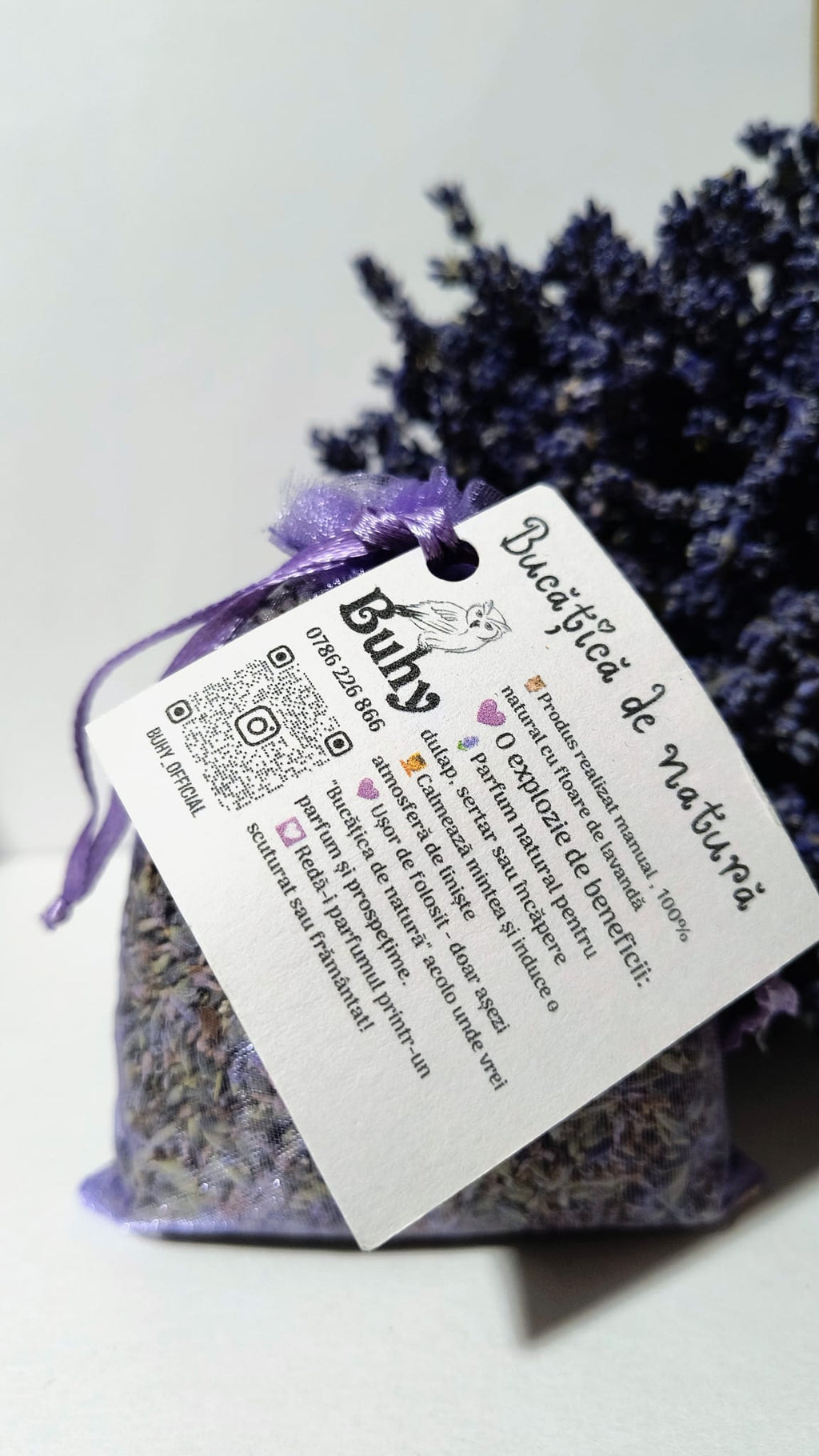 Săculeți cu Lavandă Uscată - Aromă Naturală