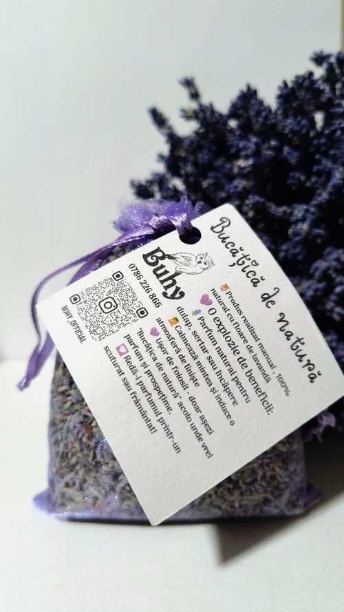 Săculeți cu Lavandă Uscată - Aromă Naturală